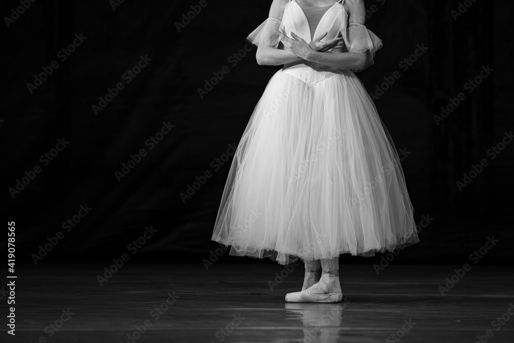 Obraz premium Ballerina legs closeup