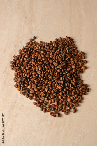 coffee beans in a sack