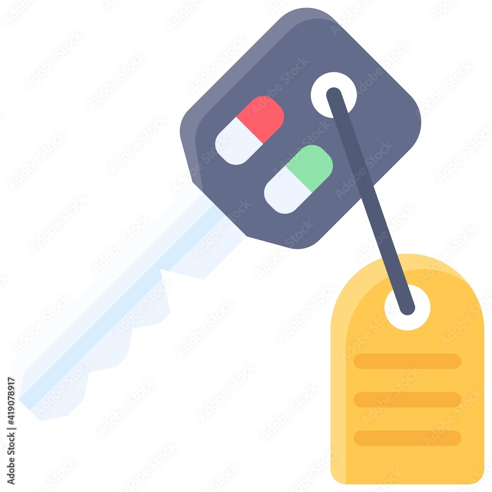 Key icon, Parking lot related vector Key icon, Parking lot related vector