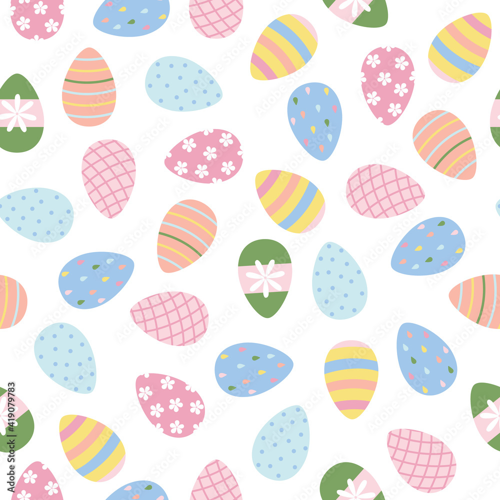 Cute easter eggs pattern Cute easter eggs pattern