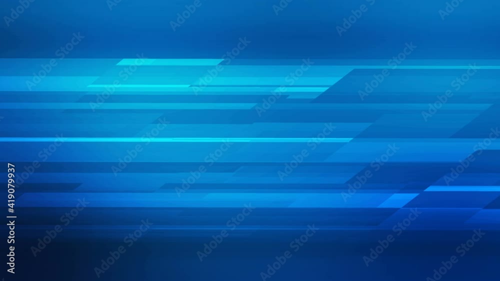 Bright blue abstract hi-tech geometric motion design. Seamless looping. Video animation Ultra HD 4K 3840x2160