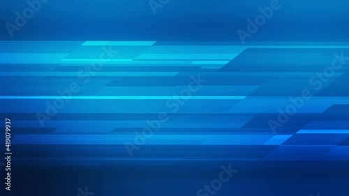 Bright blue abstract hi-tech geometric motion design. Seamless looping. Video animation Ultra HD 4K 3840x2160