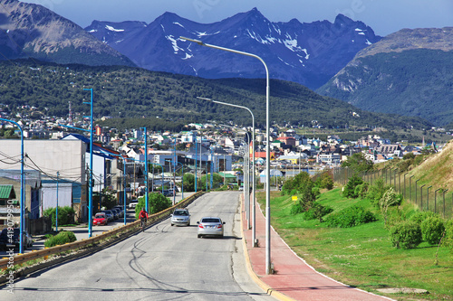 Ushuaia city on Tierra del Fuego, Argentina