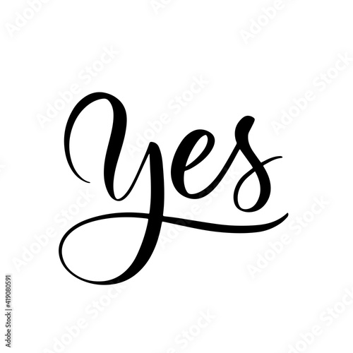 Yes - hand drawn calligraphy and lettering inscription.