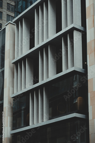 Modern geometric city building exterior © Nick