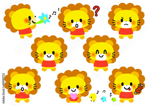 ライオン　かわいい