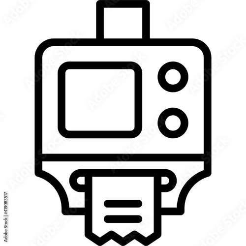 Parking meter icon, Parking lot related vector