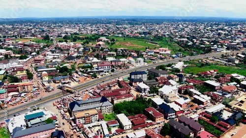 Unizik junction awka anambra state Nigeria photo