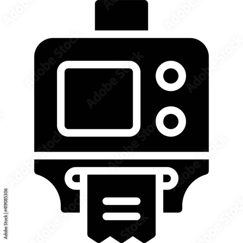 Parking meter icon, Parking lot related vector