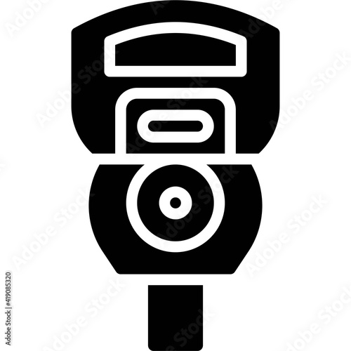 Parking meter icon, Parking lot related vector