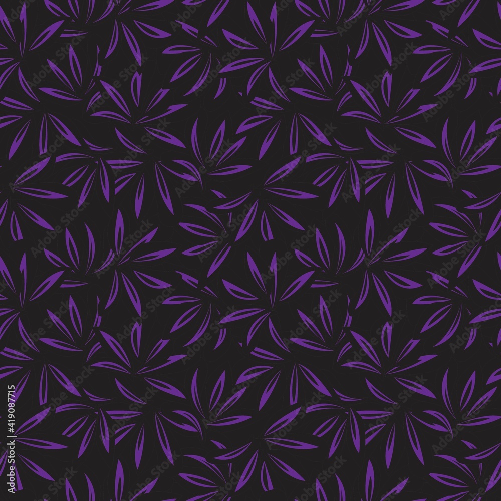 custom made wallpaper toronto digitalPurple Botanical Floral Seamless Pattern Background