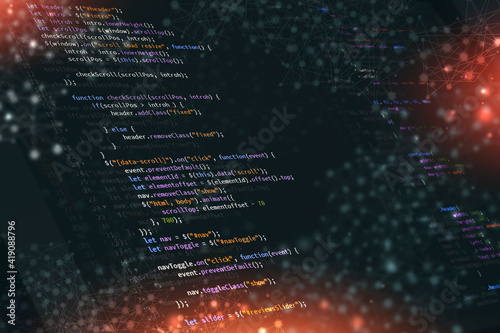 javascript mixed media background photo