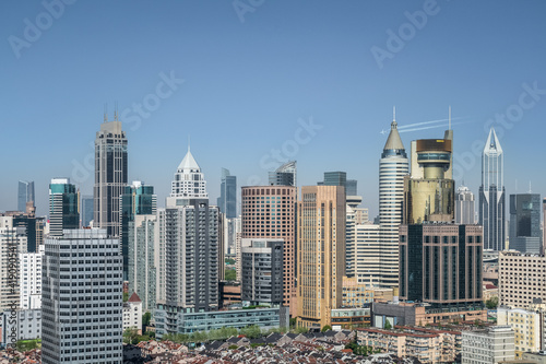 modern city buildings background