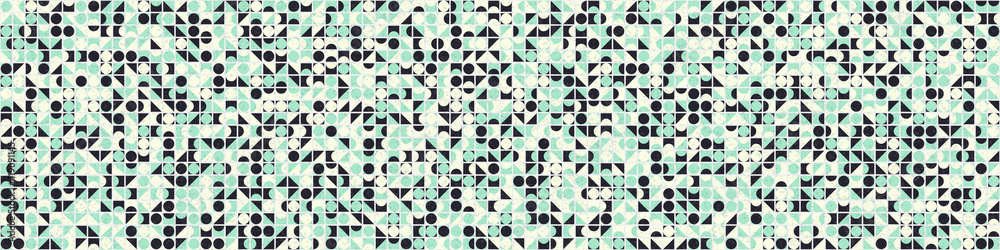 Abstract Geometric Pattern generative computational art illustration