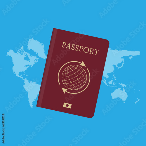 Passport word map