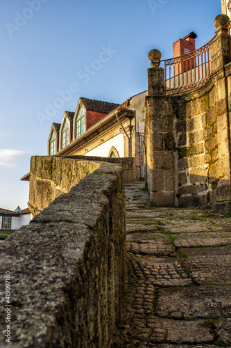 Historic street of Amarante, Portugal © Bruno