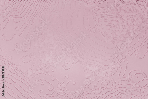 Abstract trendy soft pink color background texture. Abstract digital lines structure. Frosted glass structure. Macro shot. Pink abstract texture.