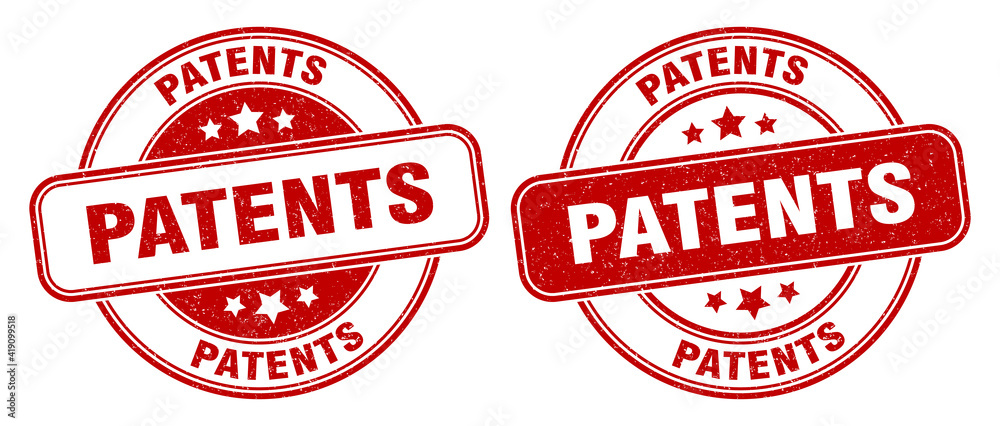 patents stamp. patents label. round grunge sign patents stamp. patents label. round grunge sign