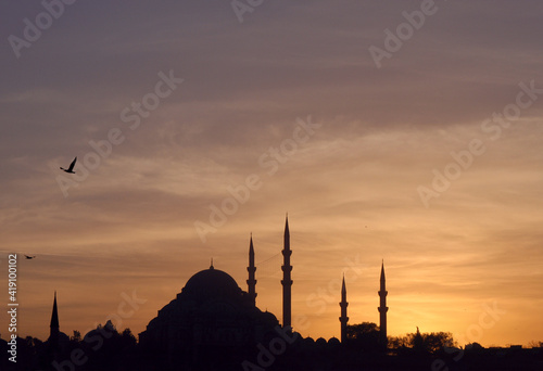 Suleymaniye Mosque at Sunset