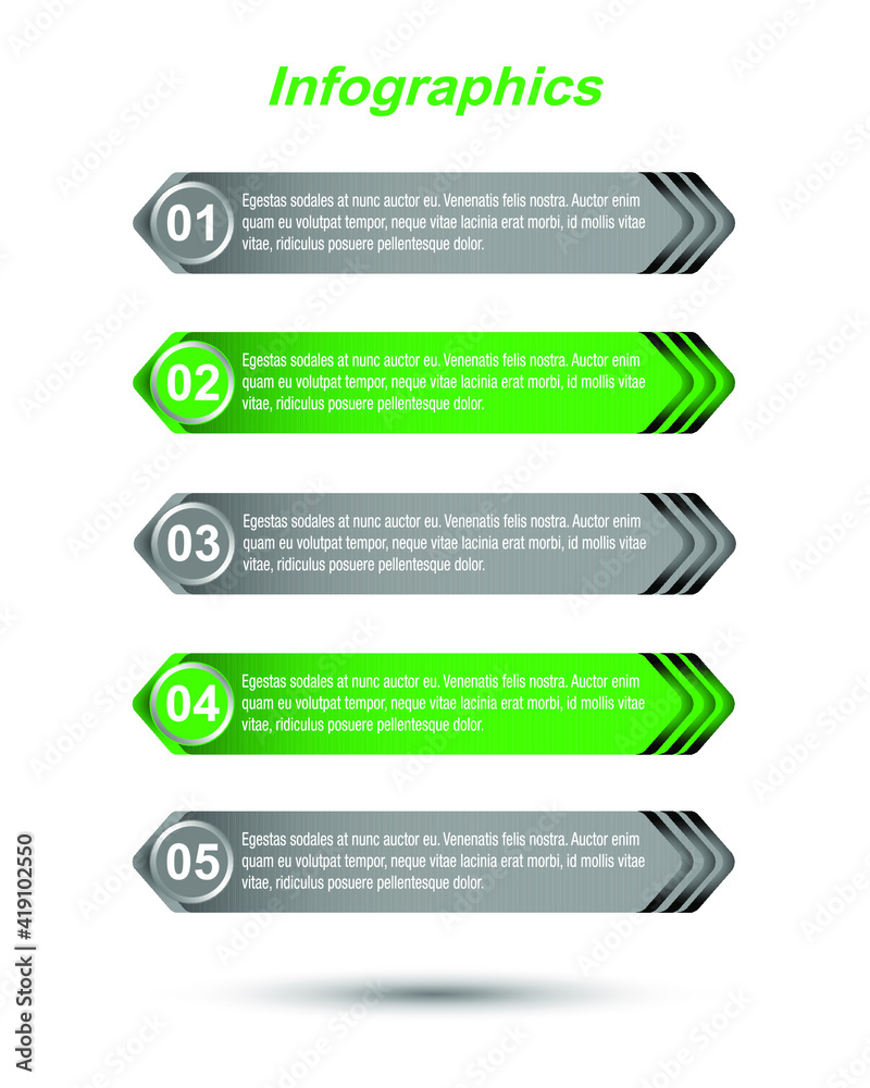 Infographics banners for web layout.