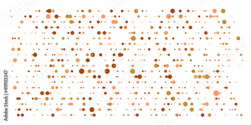 Seamless background dotted gender neutral baby pattern. Simple whimsical minimal earthy 2 tone color. Kids nursery wallpaper or boho spotted fashion all over print. 