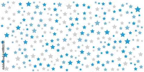 Blue white grey green star pattern seamless background