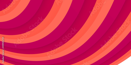 Abstract modern background gradient color. Yellow and pink gradient with wave lines decoration. 