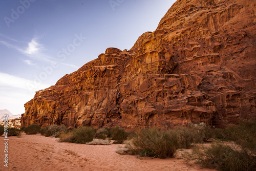 Wadi Rum or Moon Valley is a nature reserve in the south of Jordan