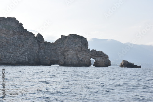 Obraz na płótnie Scogliera di Castellammare del Golfo comune di Trapani, Sicilia, denominata