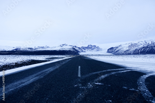nordic island, arctic oceans, north atlantic, iceland, golden circle, snow, winter, mountain, road, landscape, cold, nature, sky, ice, travel, snowy, white, highway, blue, panorama, mountains, alps, g