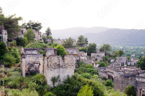 Ghost Town Kayakoy, Abandoned Greek village, Fethiye, Mugla, Turkey.