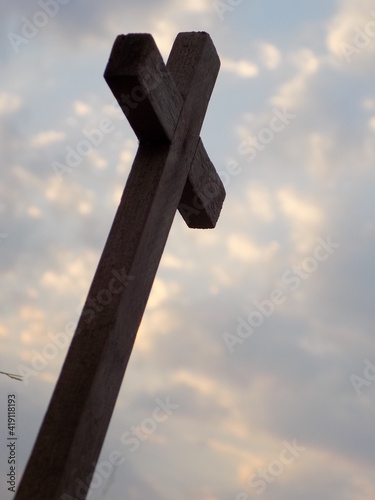 Wooden cross for the Lent