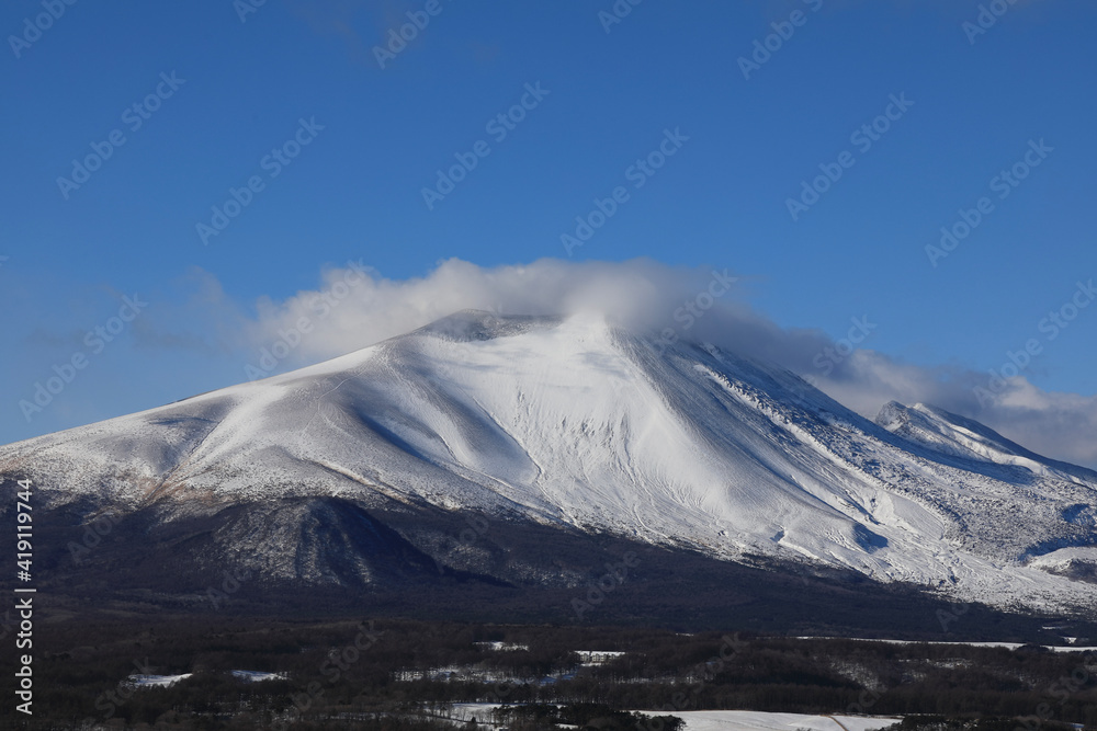 snow covered mountain