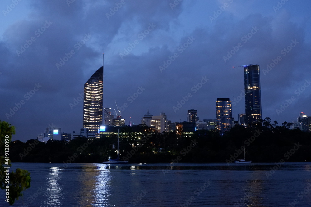 Obraz premium Brisbane Skyline