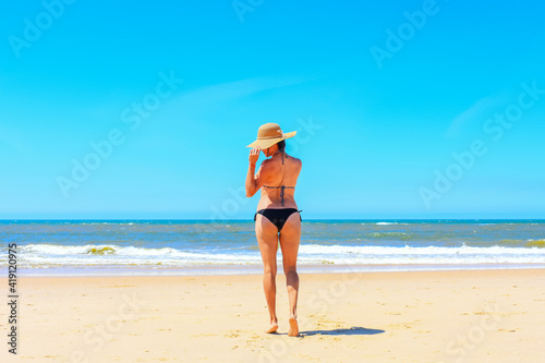 Woman in the Beach