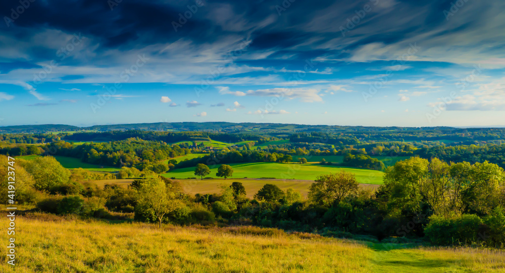 Obraz premium View from Newlands Corner Surrey England