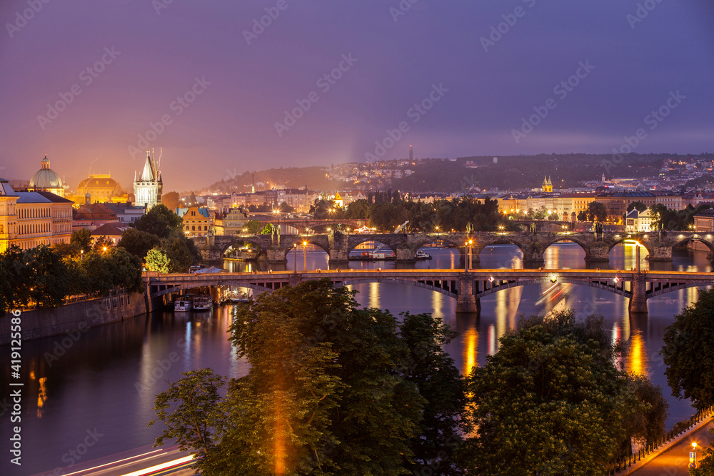 Prague the capital of the Czech Republic in Europe