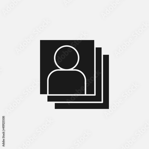 Gallery icon isolated on background. Picture symbol modern, simple, vector, icon for website design, mobile app, ui. Vector Illustration