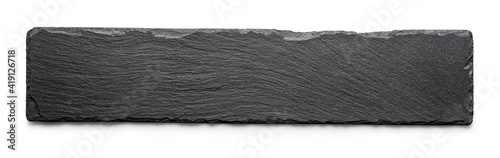 Rectangular black slate photo