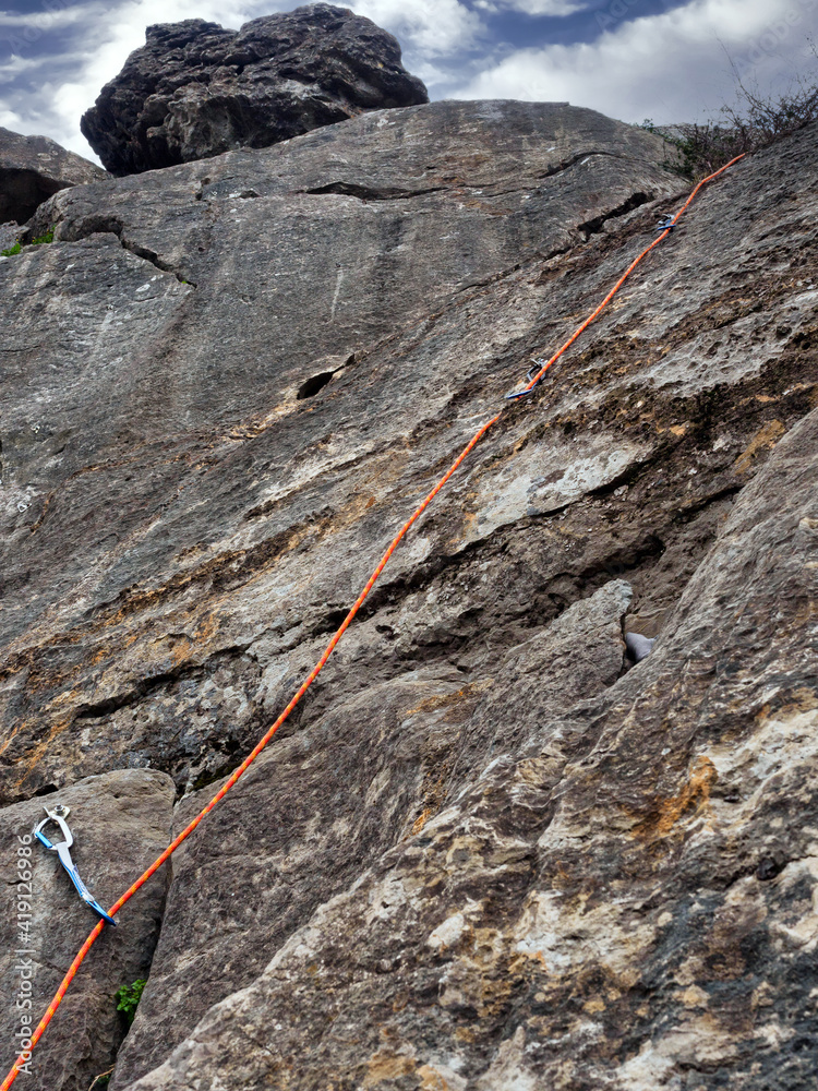 Safety climbing route
