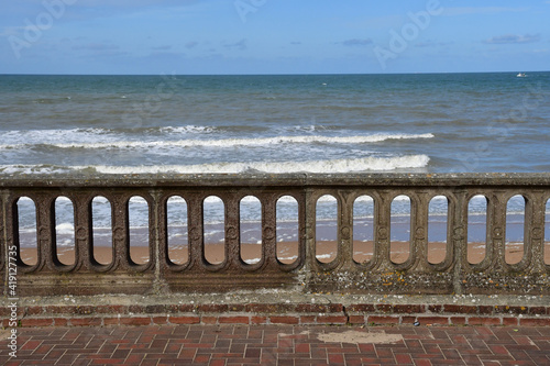 Cabourg; France - october 8 2020 : Promenade Marcel Proust photo