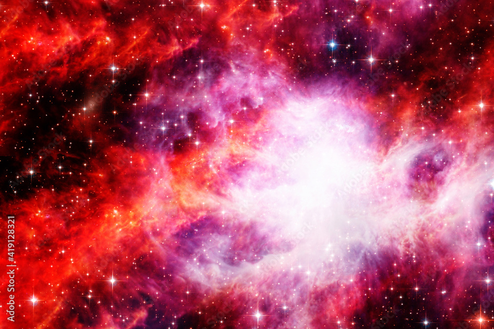 Obraz premium Amazing galaxy view and stars. The elements of this image furnished by NASA.