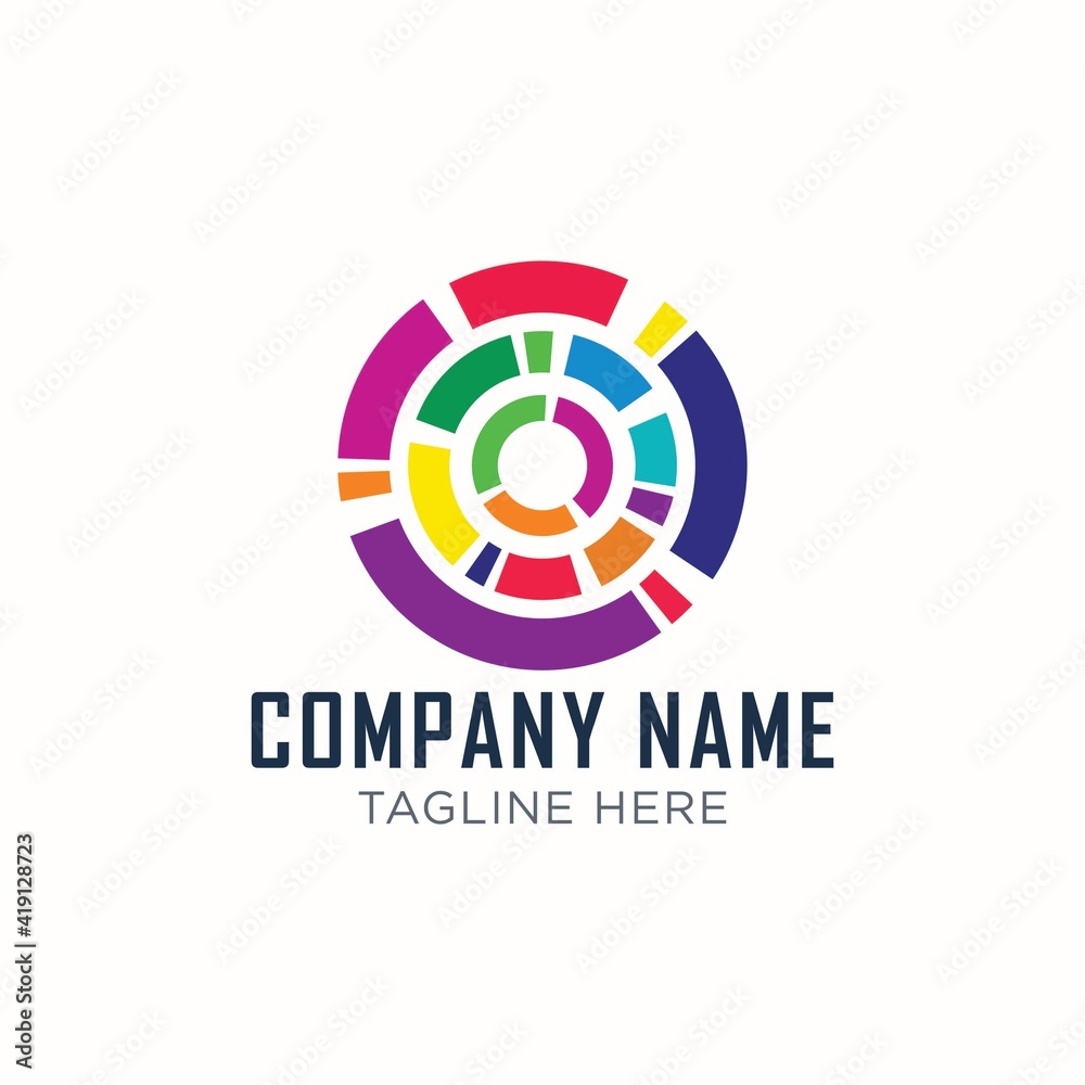 Circle Logo Design Template