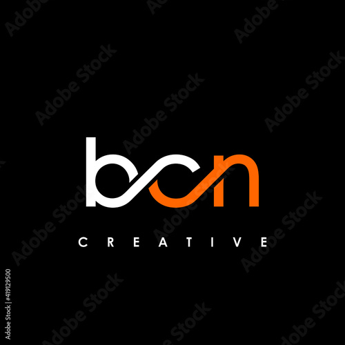 BCN Letter Initial Logo Design Template Vector Illustration