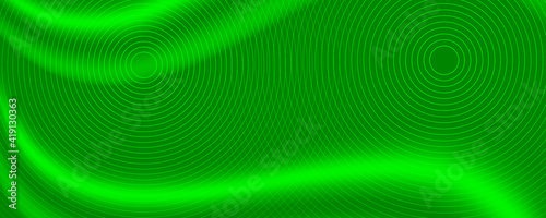 Abstract vector of green circles. abstract technology communication concept. vector background. 