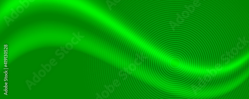 Abstract vector of green circles. abstract technology communication concept. vector background. 