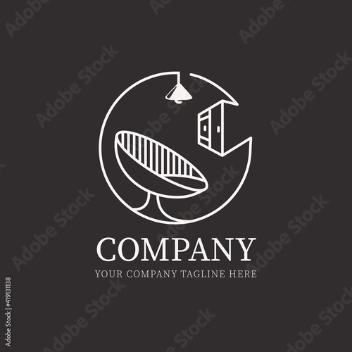 A very modern logo suitable with furniture for furniture and interior shop
