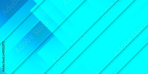 Square shapes composition geometric abstract background. 3D shadow effects and fluid gradients. Modern overlapping forms. Light blue abstract square background