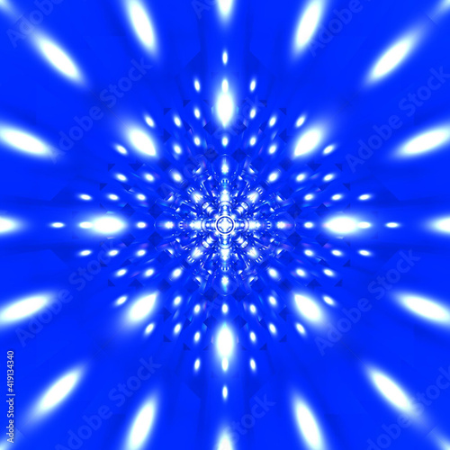 Illustration of modern abstract and vibrant blue background