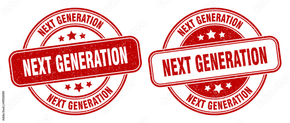 next generation stamp. next generation label. round grunge sign next generation stamp. next generation label. round grunge sign